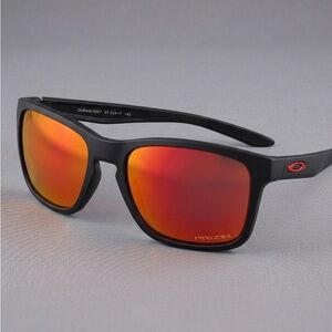 Oakley Sylas OO9448-0557 Prizm Ruby Polarized Sunglasses Black Ink 57mm New